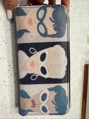 60th Anniversary Barbie leather wallet, Velez Colombia.